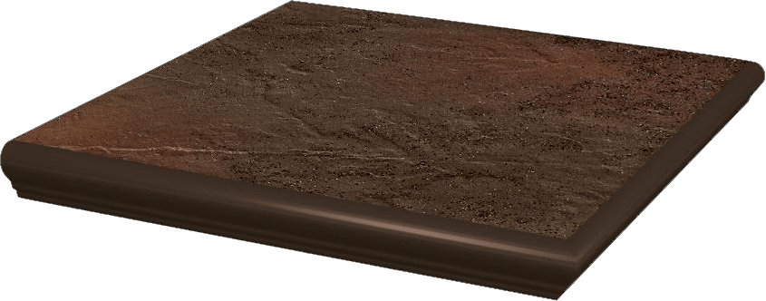 Ступень Semir Brown Ступень наружная с капиносом структурная 33х33х1.1
