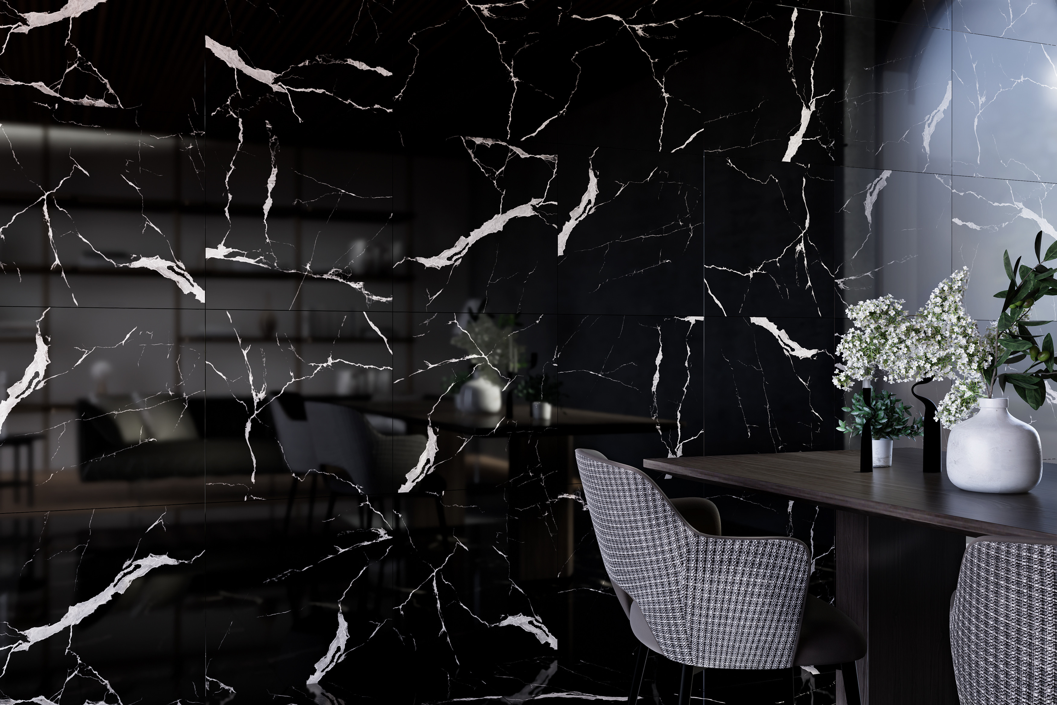 Eurotile Statuario Black - фото 2