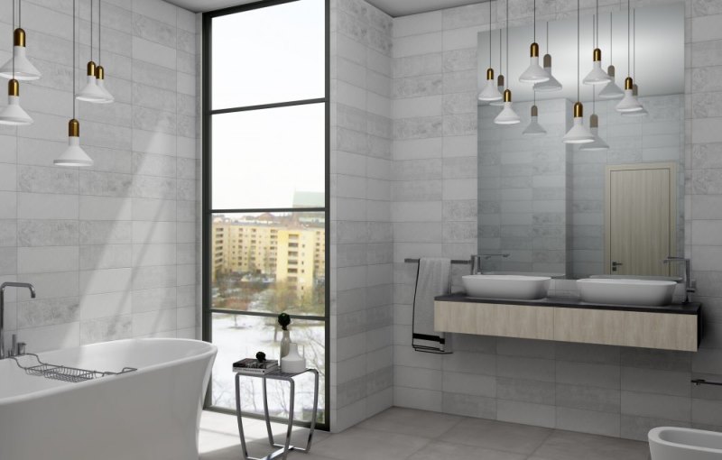 151275 Декор Джаз Серый 3 15x40 - фото 2