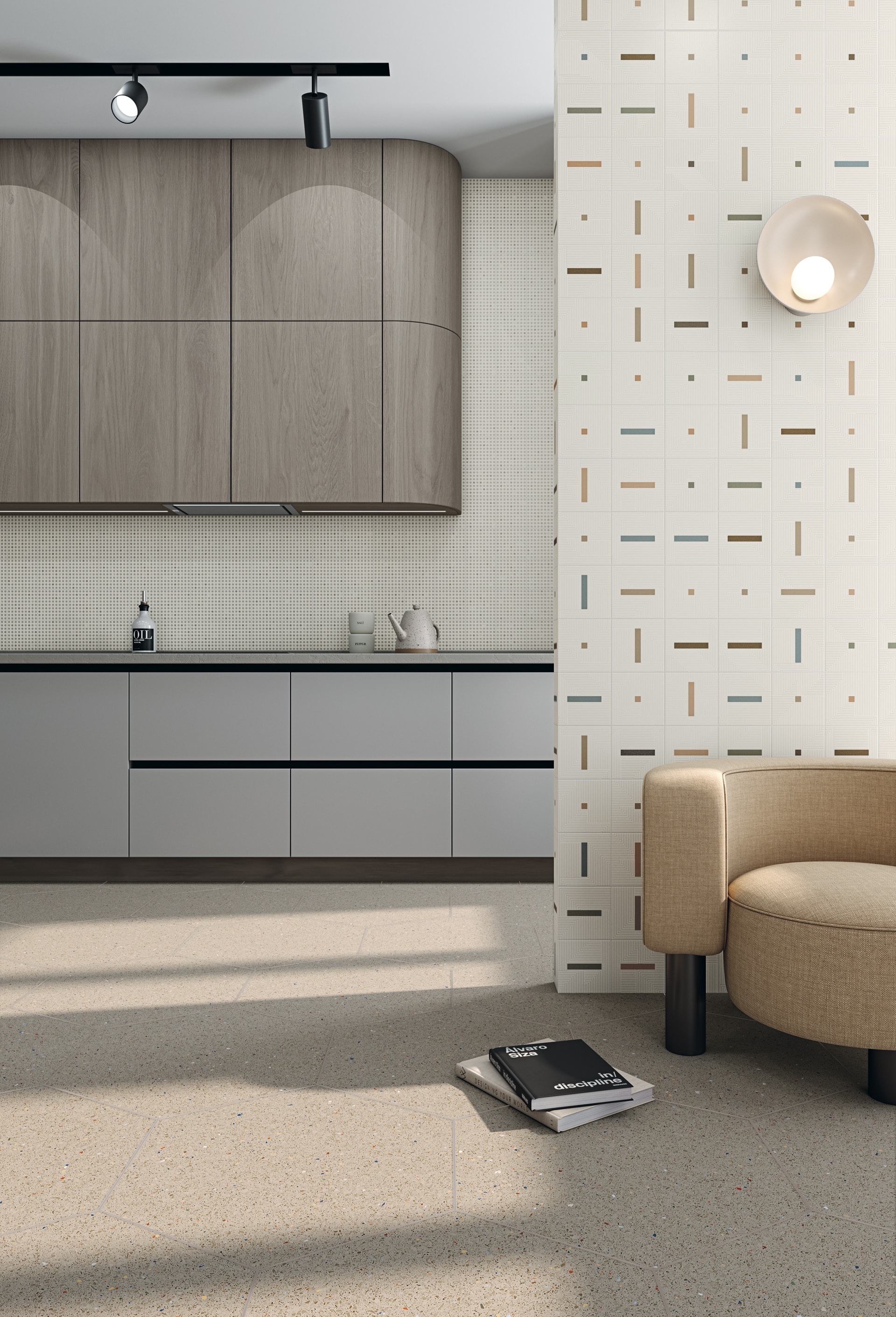 34B3 На стену Zepto Quecto Grafito 13x13 - фото 16