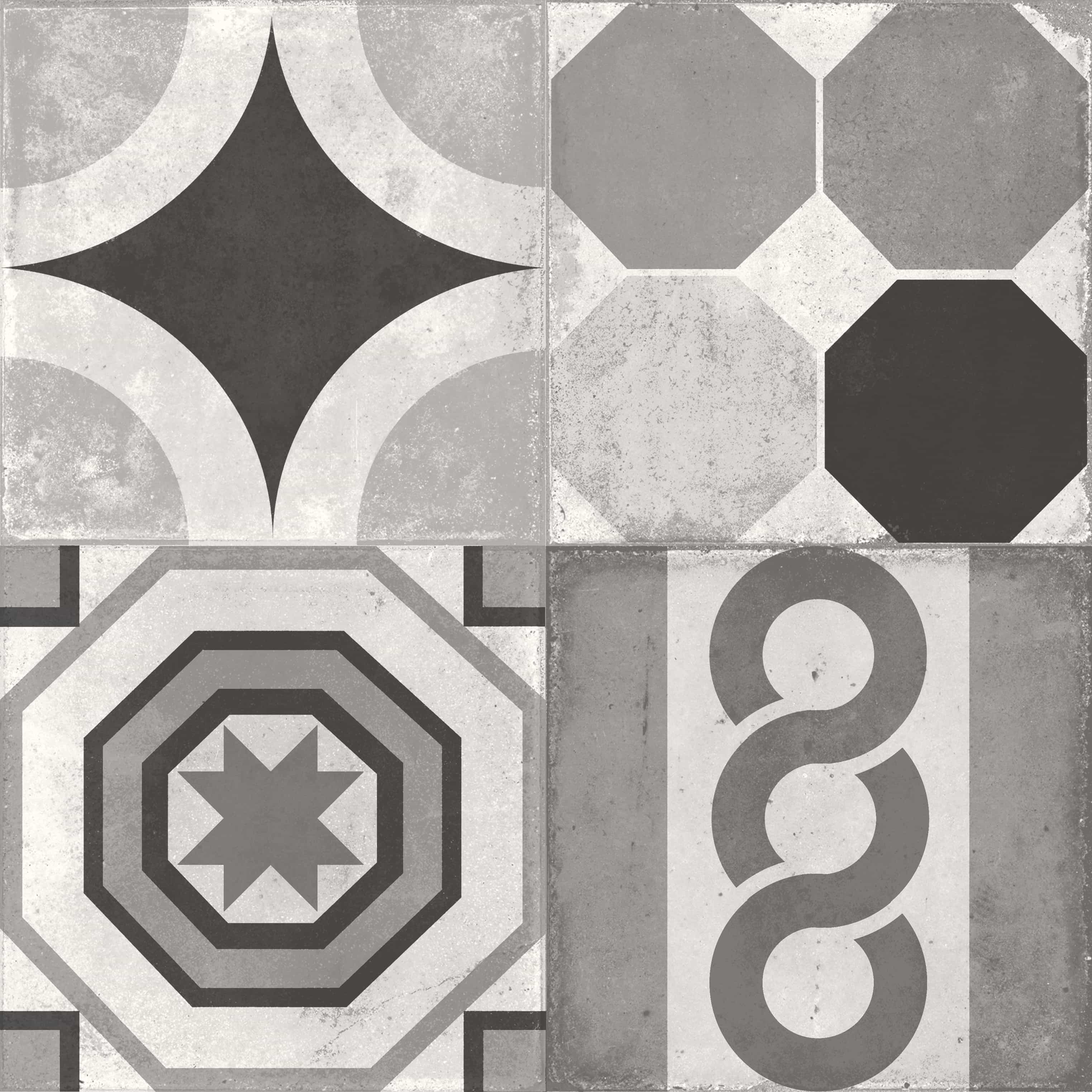 На пол Heritage & Cosy Mix Grey 33x33 - фото 6