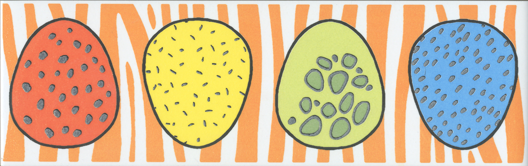 OS/A247/5009 Бордюр Динозаврики 1 Матовый 20х6.3