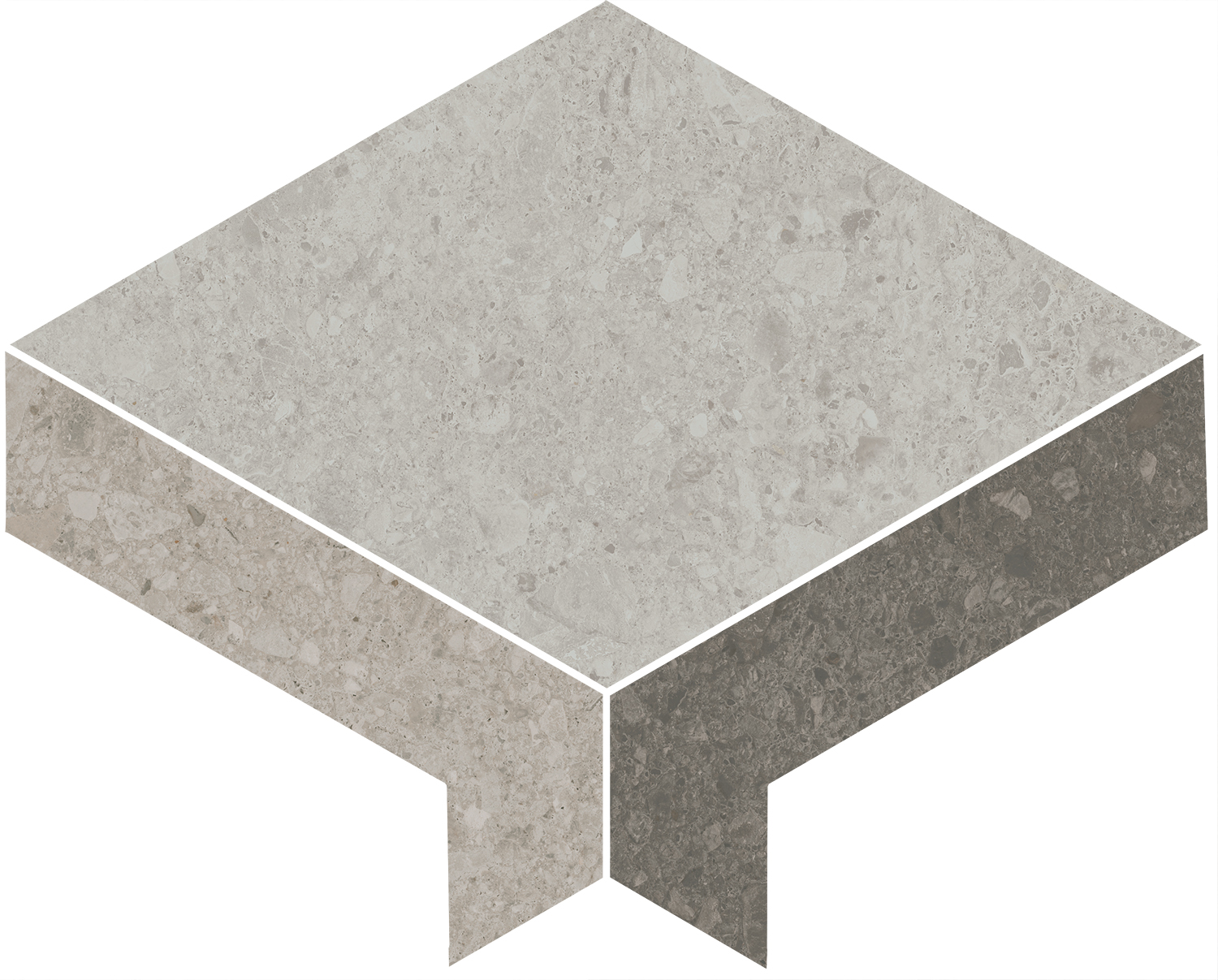 ID171 Декор Чеппо ди Гре 2 наборный матовый обрезной 30x24x0.9 - фото 5