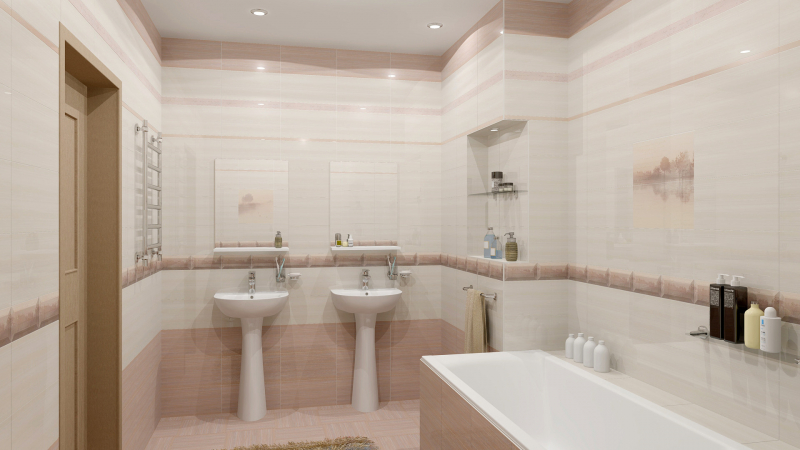 P2-2D199 Панно Classics Пруд Панно (из 2 плиток) - фото 5