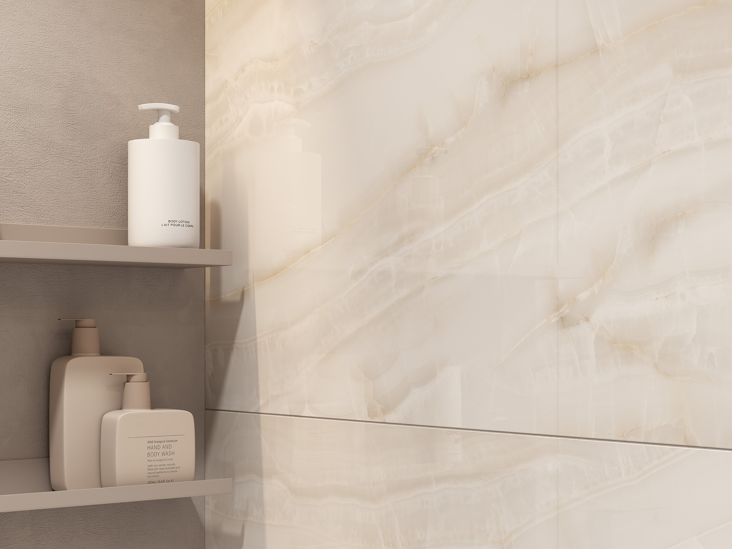 A17129 На пол Madeira Onyx Полированный бежевый ректификат 60x120 - фото 11