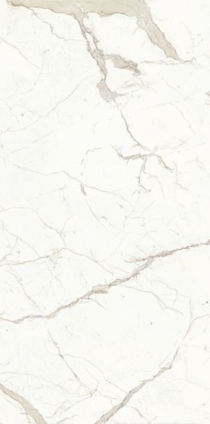 На пол Ultra Marmi Bianco Calacatta Lucidato Shiny 6mm 75x150 - фото 3