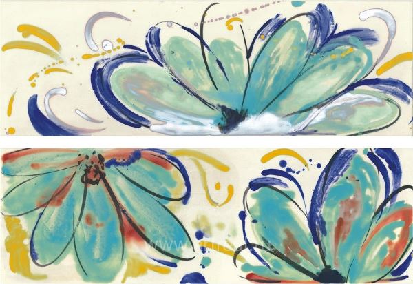 FLOWERS SEA MIX Декор Shades Flowers Sea Mix