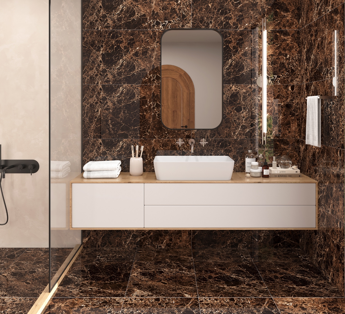 HG2013-A На пол Vatican Emperador High Gloss 60x120 - фото 7