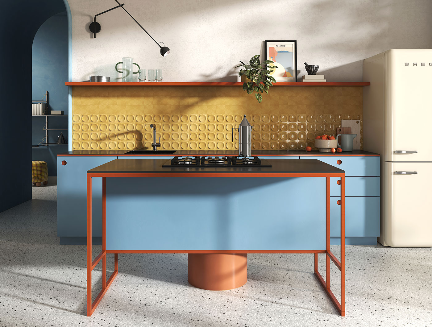 SAPOFL0110G На стену Pop Latte Flat glossy 10х10 - фото 11