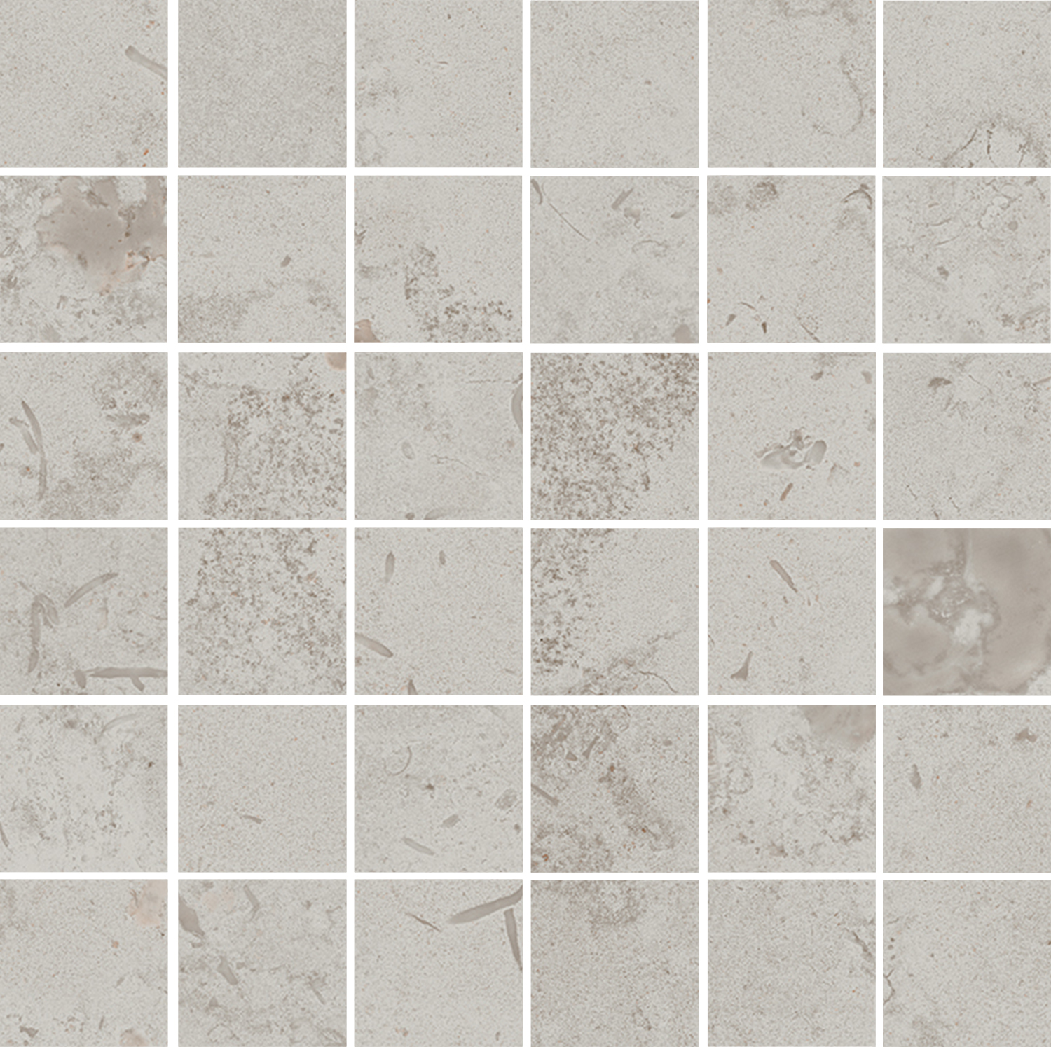 DD205320/MM Декор Про Лаймстоун Серый светлый мозаичный 9мм - фото 2