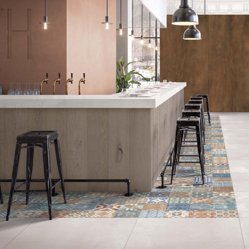 0005894 На пол Play Drops Multiwhite 20x20 - фото 16