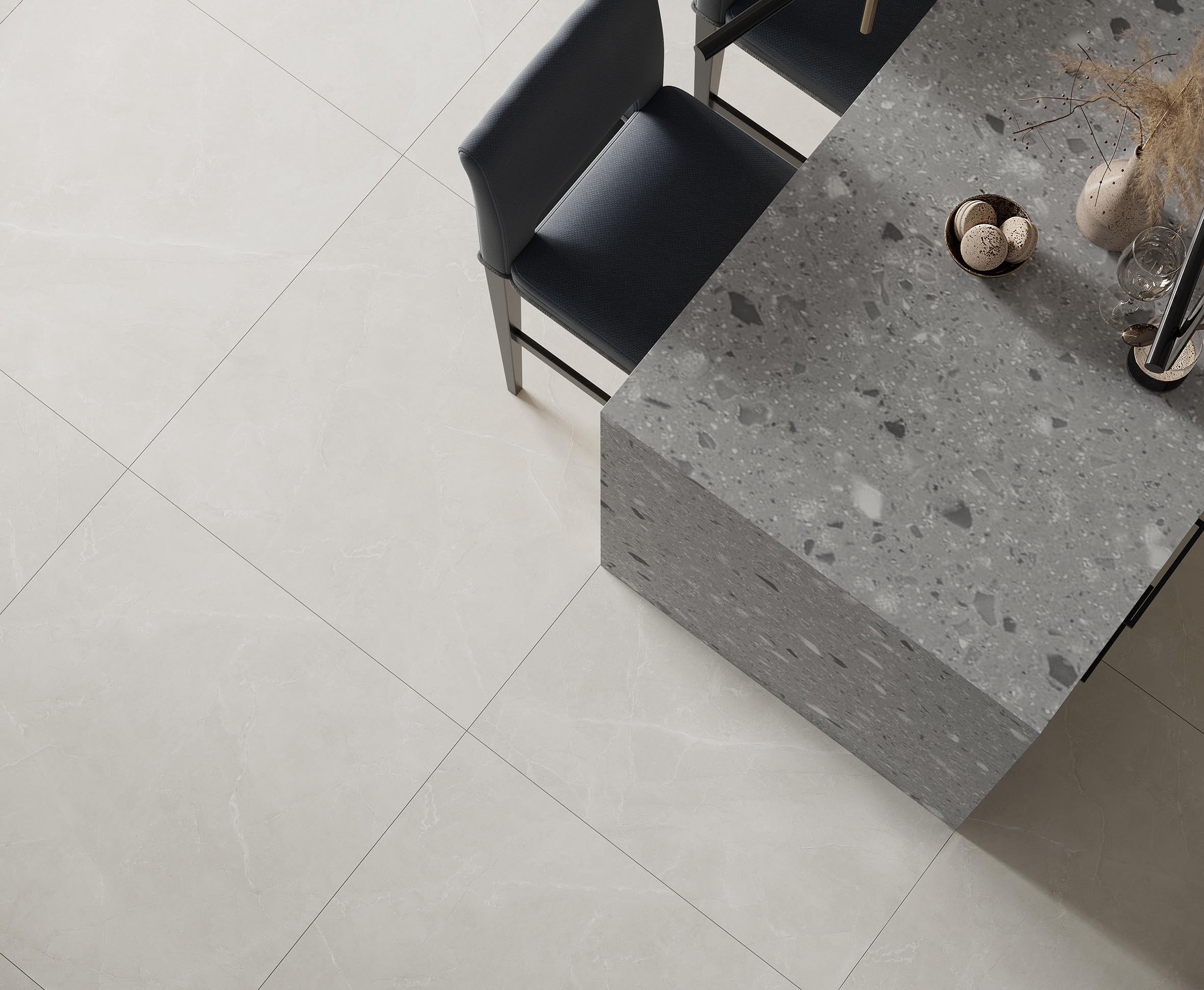 На пол Impronta Light Grey Light Grey 80х80 Сатинированный - фото 7