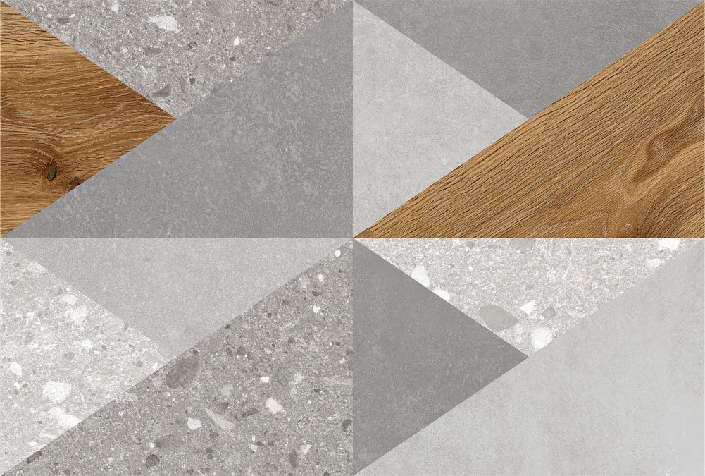 9VI0164M Декор Vision Светло-Серая Геометрия Матовая - фото 6