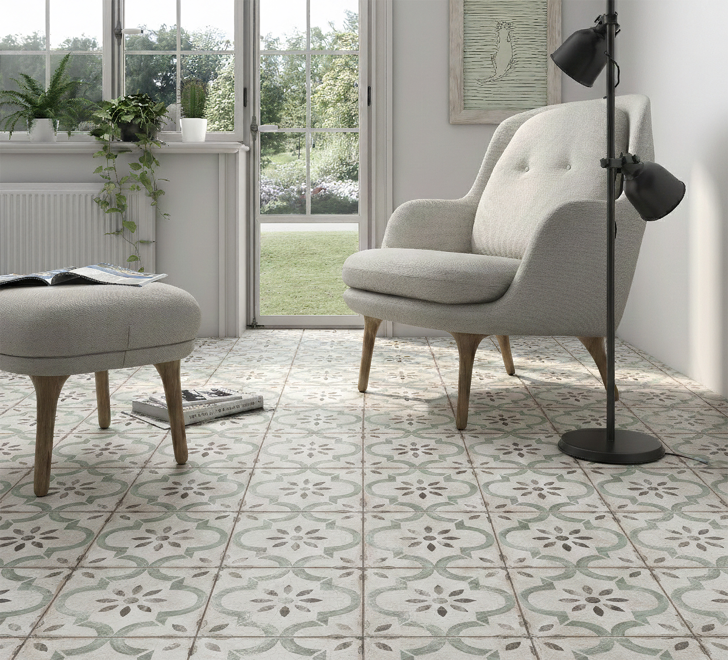 На пол Leeds Cotto Pre-Cut 45x45 - фото 3
