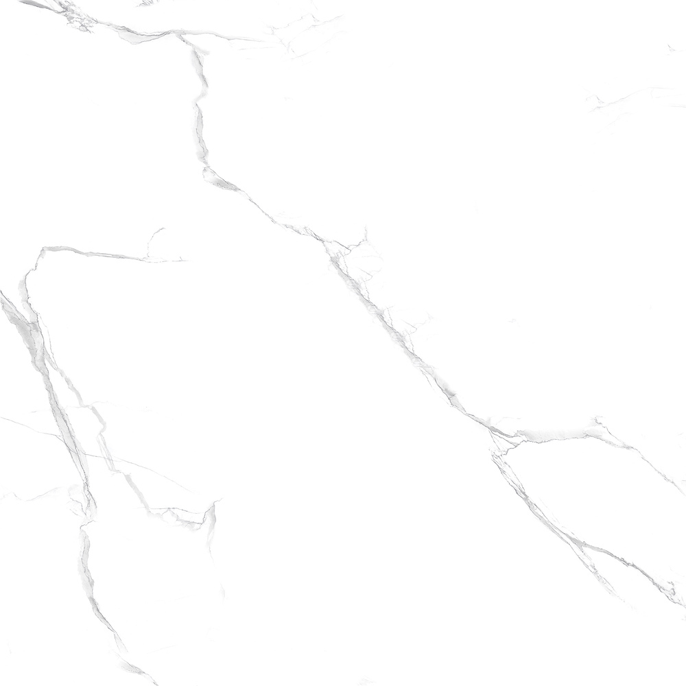 На пол Sisam White Glossy 60x60 - фото 8