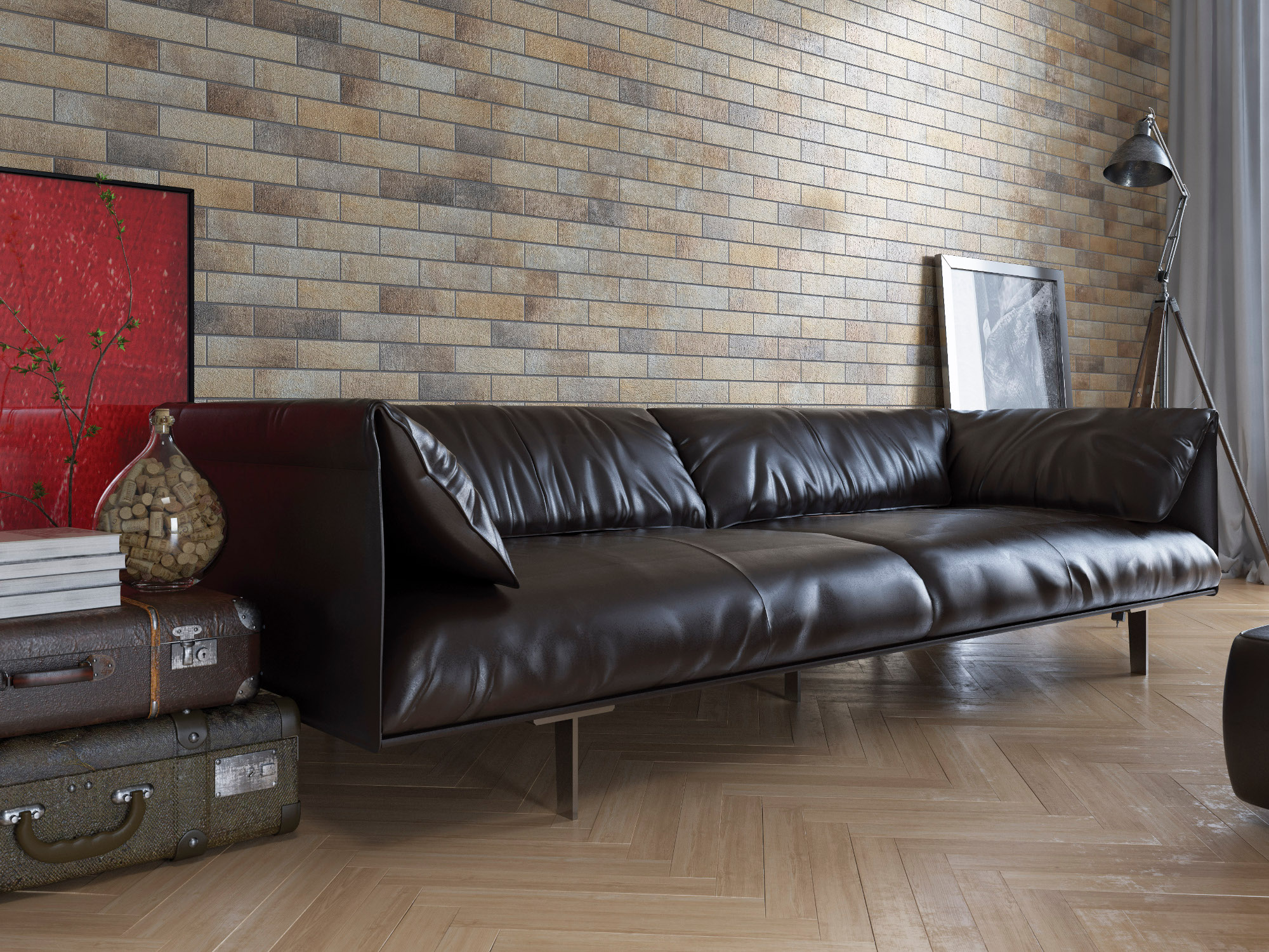 На стену Loft Brick Curry 24.5x6.5 - фото 6