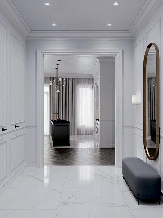 На пол Glorious White Glossy 60x120 - фото 2