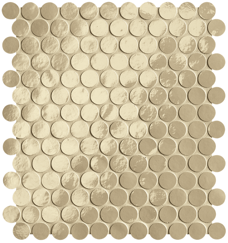 fROQ Настенная Glim Tortora Round Mosaico Brillante 29.5x32.5