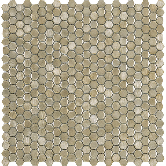L244008671 На стену Gravity Aluminium Hexagon Gold 30.7x30.4