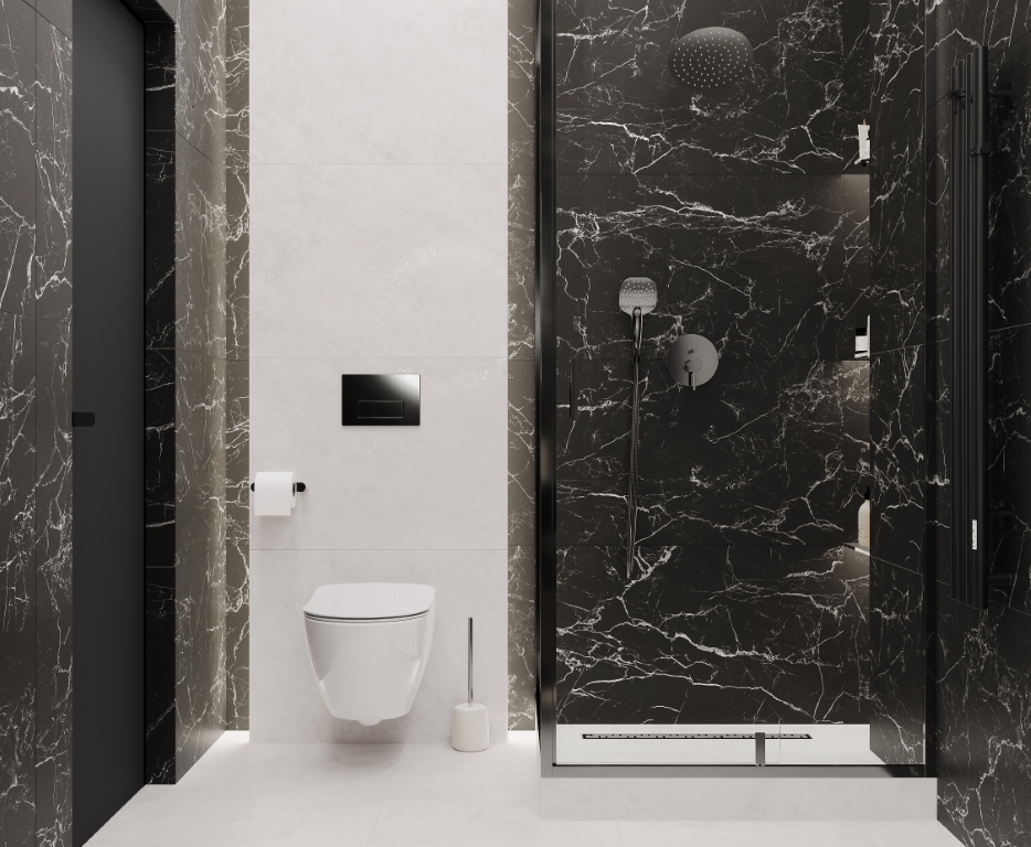 LP6012G0121R На пол Intense Nero чёрный матовый карвинг 59.5х119.1 - фото 3