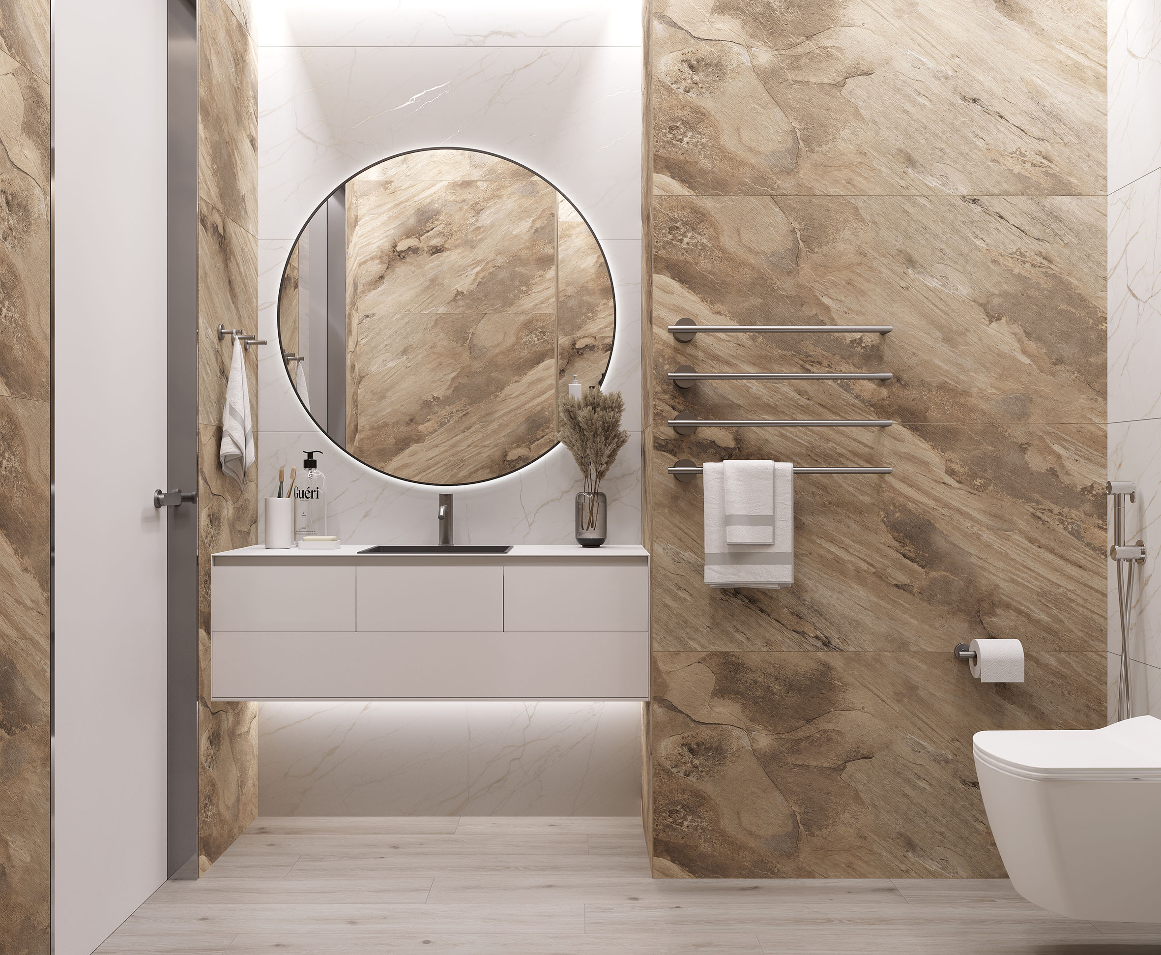 На пол Miranda Brown 60x60 Cтруктурный - фото 2