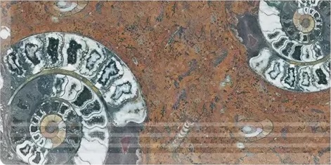 FMSC Ступень Natural Series Fossil Mix Left Antislip 33х66