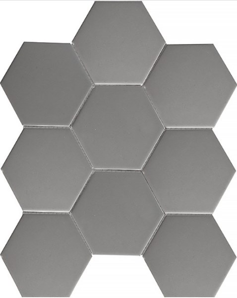 FQ21016 Настенная Homework Hexagon big Grey Matt