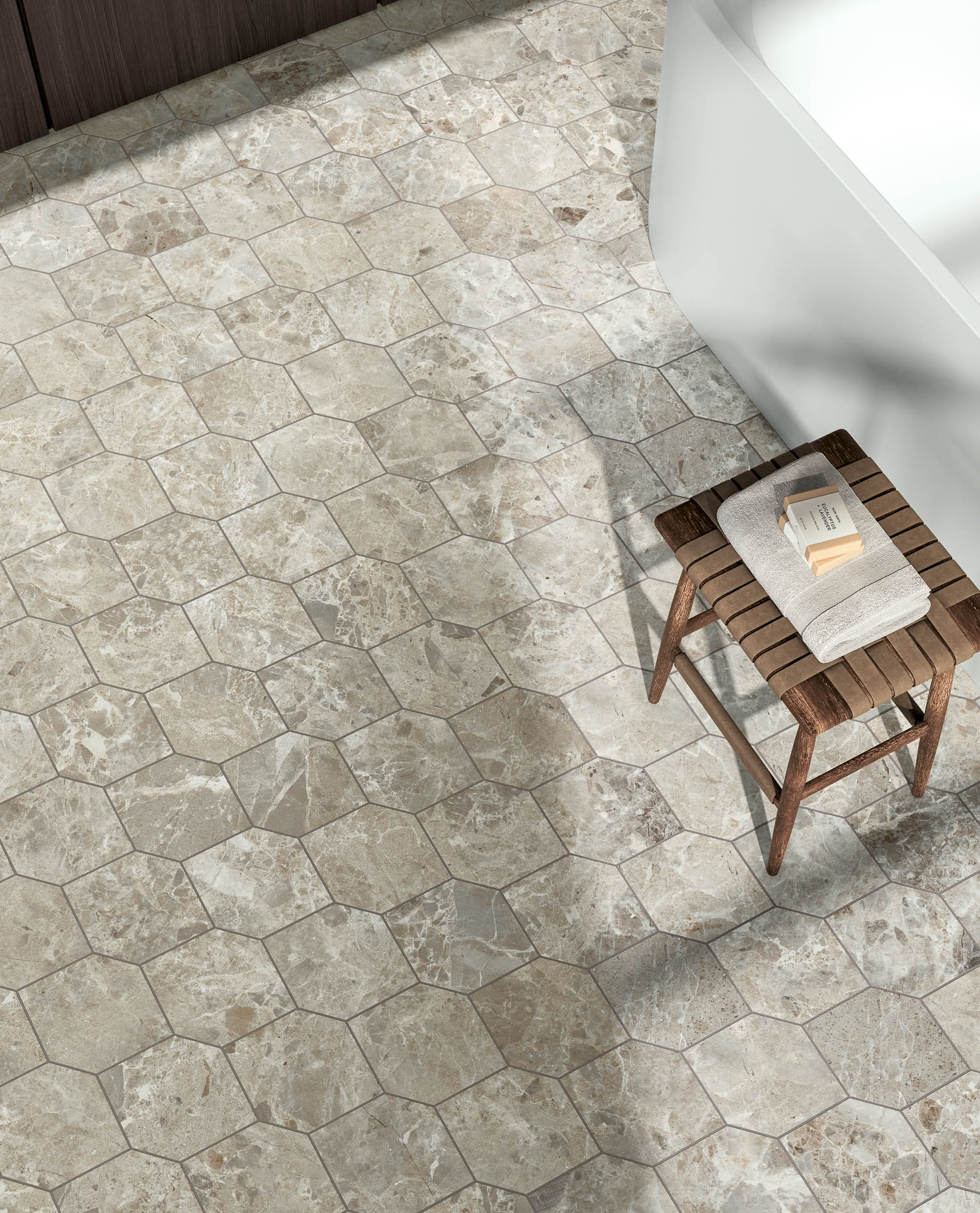 104718 На пол Breccia Paradiso Beige Levigato 8.5mm 60x120 - фото 28