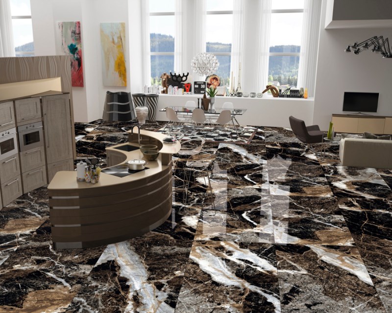 Italica Tiles Kvill Black