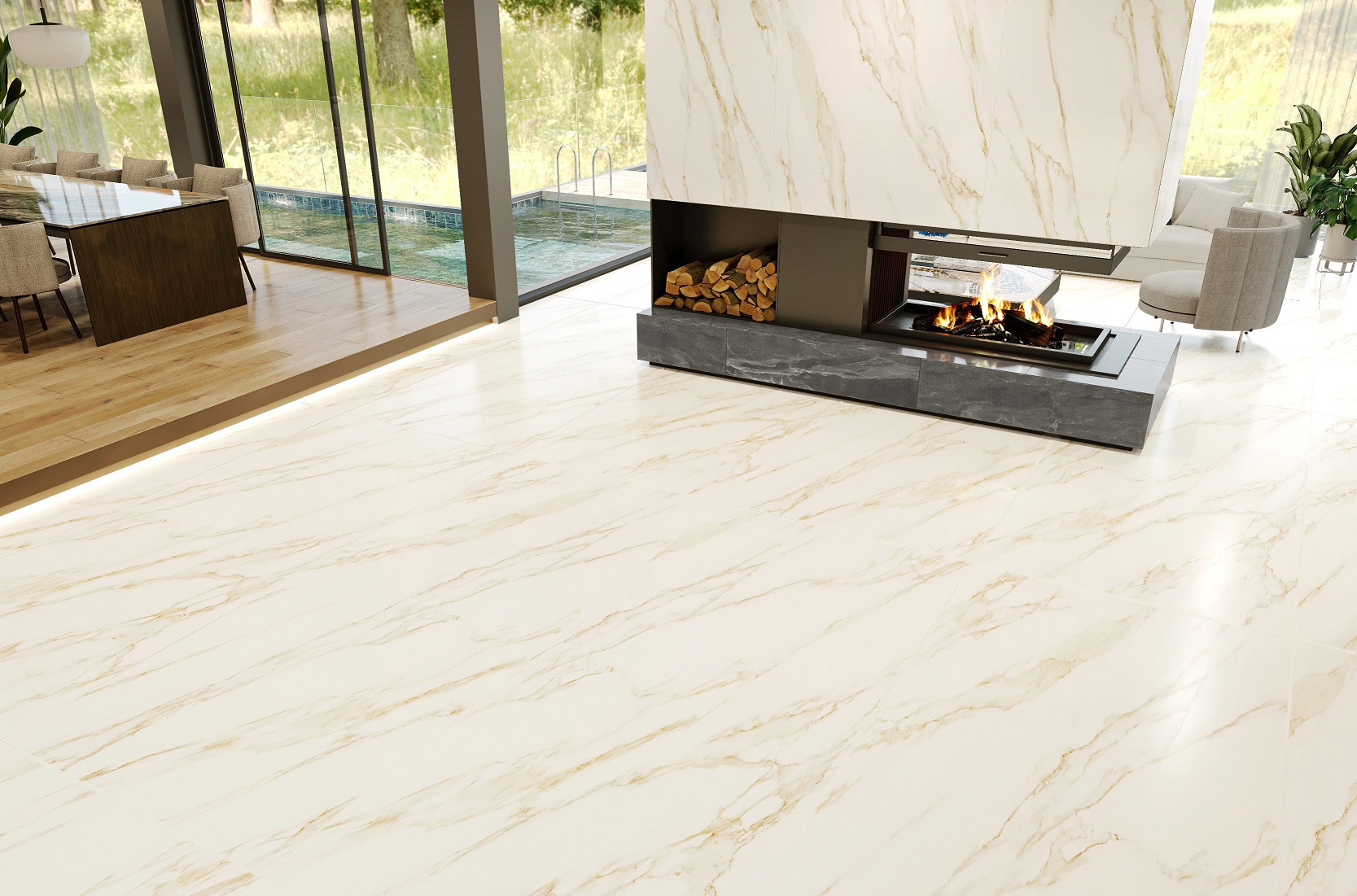 NTT3603C На пол Atlas Home Calacatta Empire 120x280 - фото 49