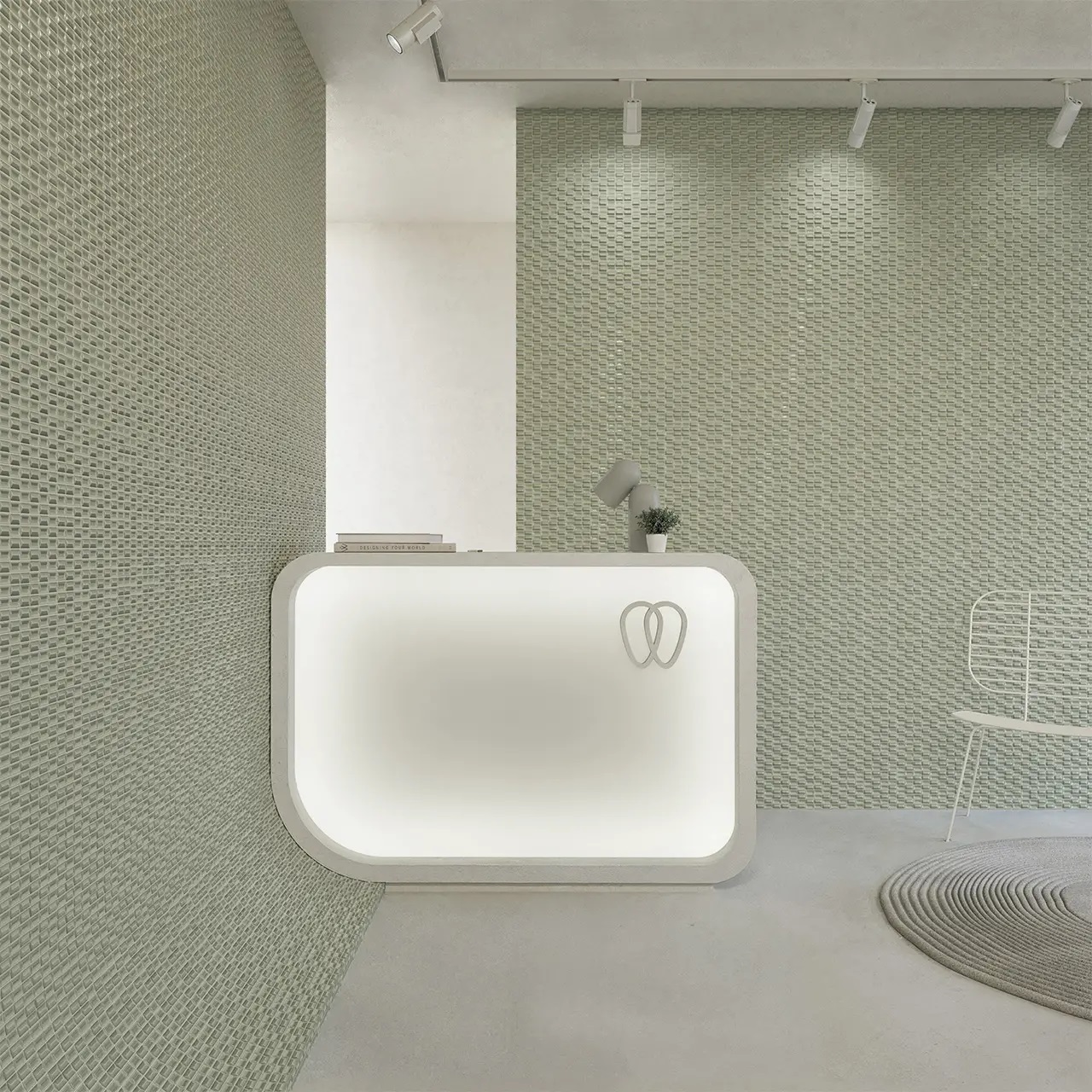 135554 На стену 3D Bars Bevel Topaz Matt 12.5x25 - фото 23