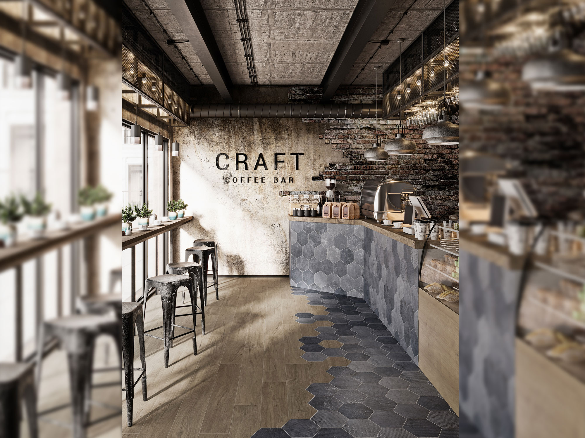 На пол Six Saona Azul 23x27 - фото 11