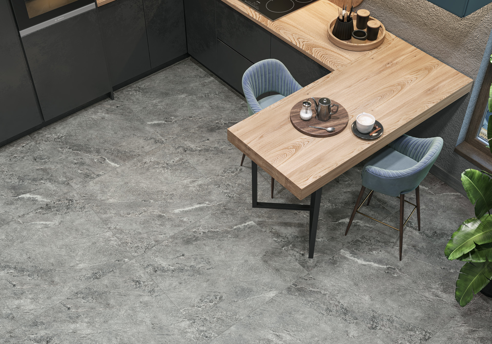 60120AJA15M На пол Ajax Gray матовый карвинг 600x1200x7 - фото 10