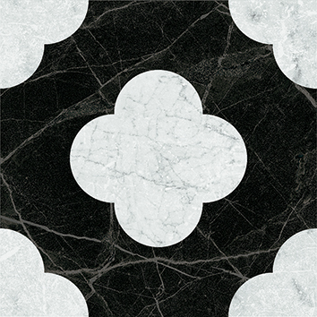 4101200 На пол Dandy Pin Black White 18.6x18.6 - фото 5