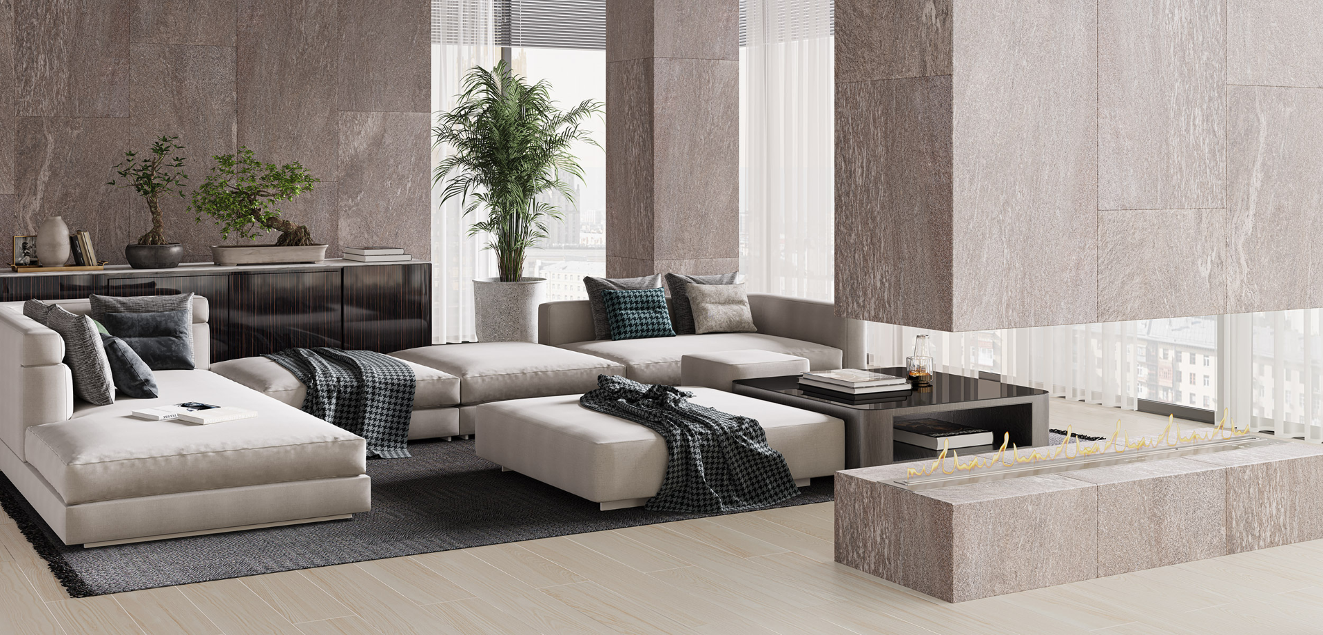 Ступень Tramontana TN01 Grey Неполированная с насечками 120x30 - фото 6