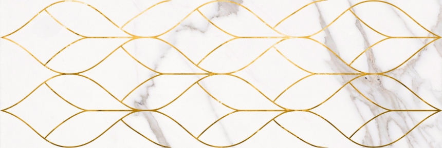 1664-0156 Декор Миланезе Дизайн Трecc кaррaрa 20х60