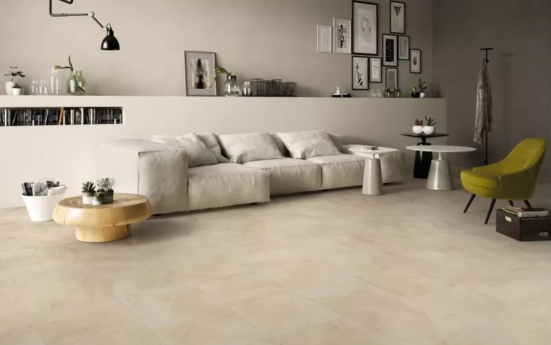 610015000349 На пол Capri Белый 45 Шлифованный и Реттифицированный - фото 4