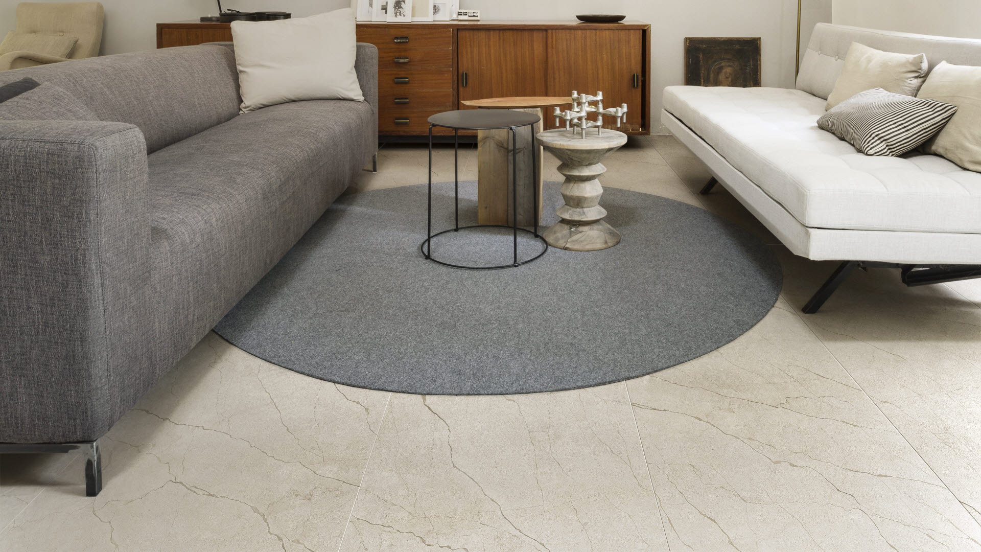 756241 На пол Stones And More Sahara Noir Glossy 60x60 - фото 12