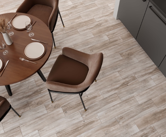 На пол Oldie Темно-бежевый 59.4x14.7 - фото 12