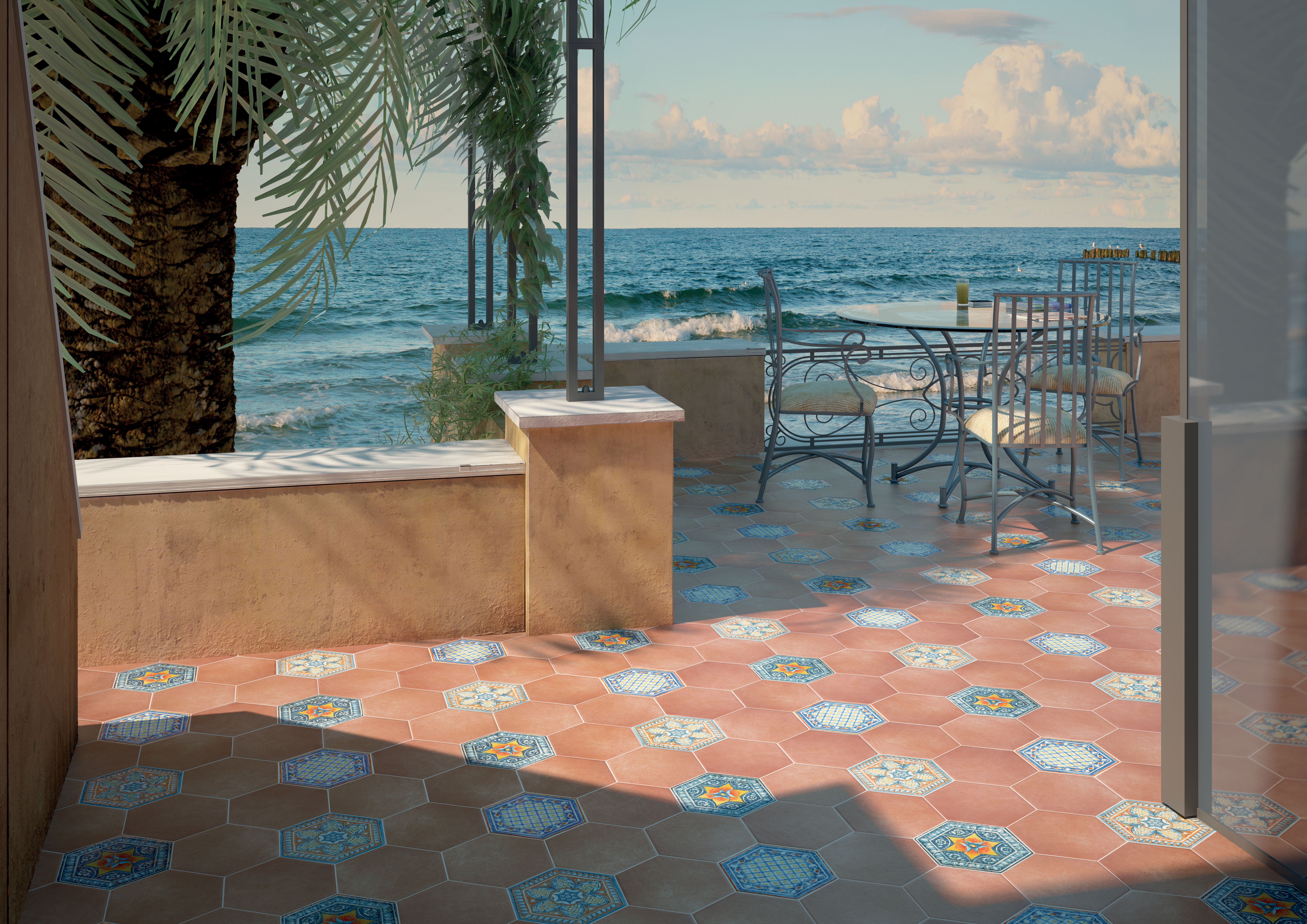 20340 На пол Hexatile Gris Mate - фото 4