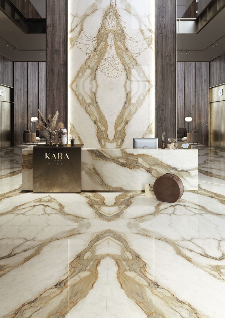 101769 На пол Marble MB22 Calacatta Viola Lev 12mm 162x324 - фото 14