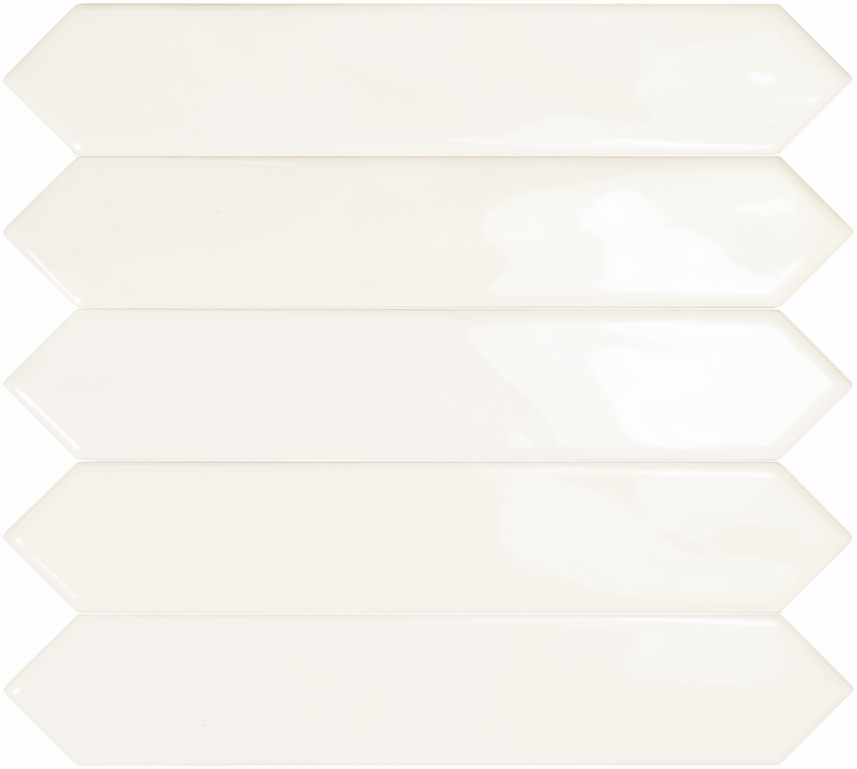 130061 На стену Spark Picket White Glossy 4.3x24.3 - фото 2