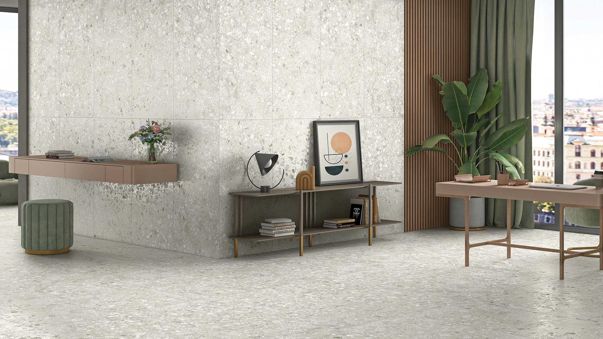 На пол Granolith Smoke Matt 60x120 - фото 10