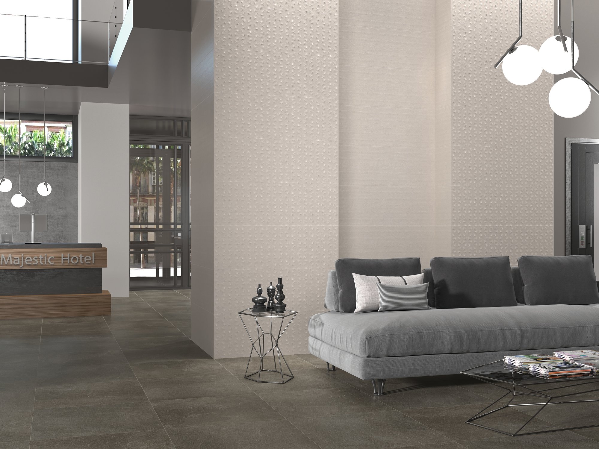 A034567 Декор Twist Zuma White Rect - фото 7