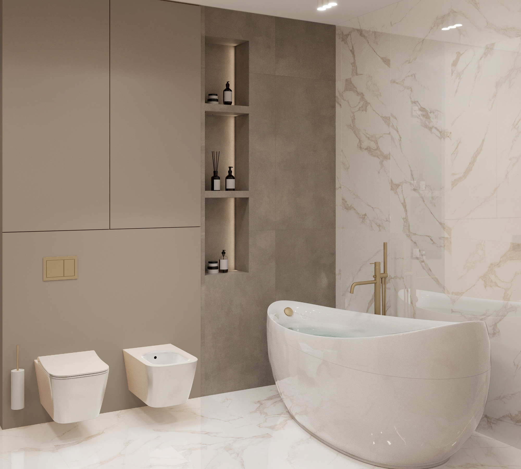 FP1006-A На пол Calacatta Oro 60x120 - фото 12