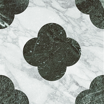 4101196 На пол Dandy Pin White Green 18.6x18.6 - фото 18