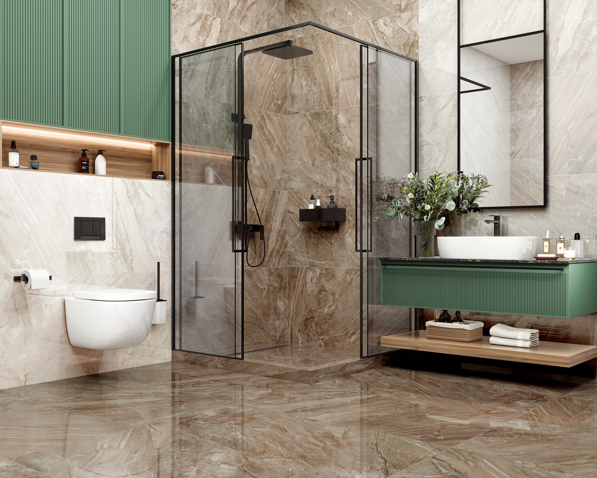 60120NAM01P На пол Namibia Crema полированный 600x1200x7 - фото 13