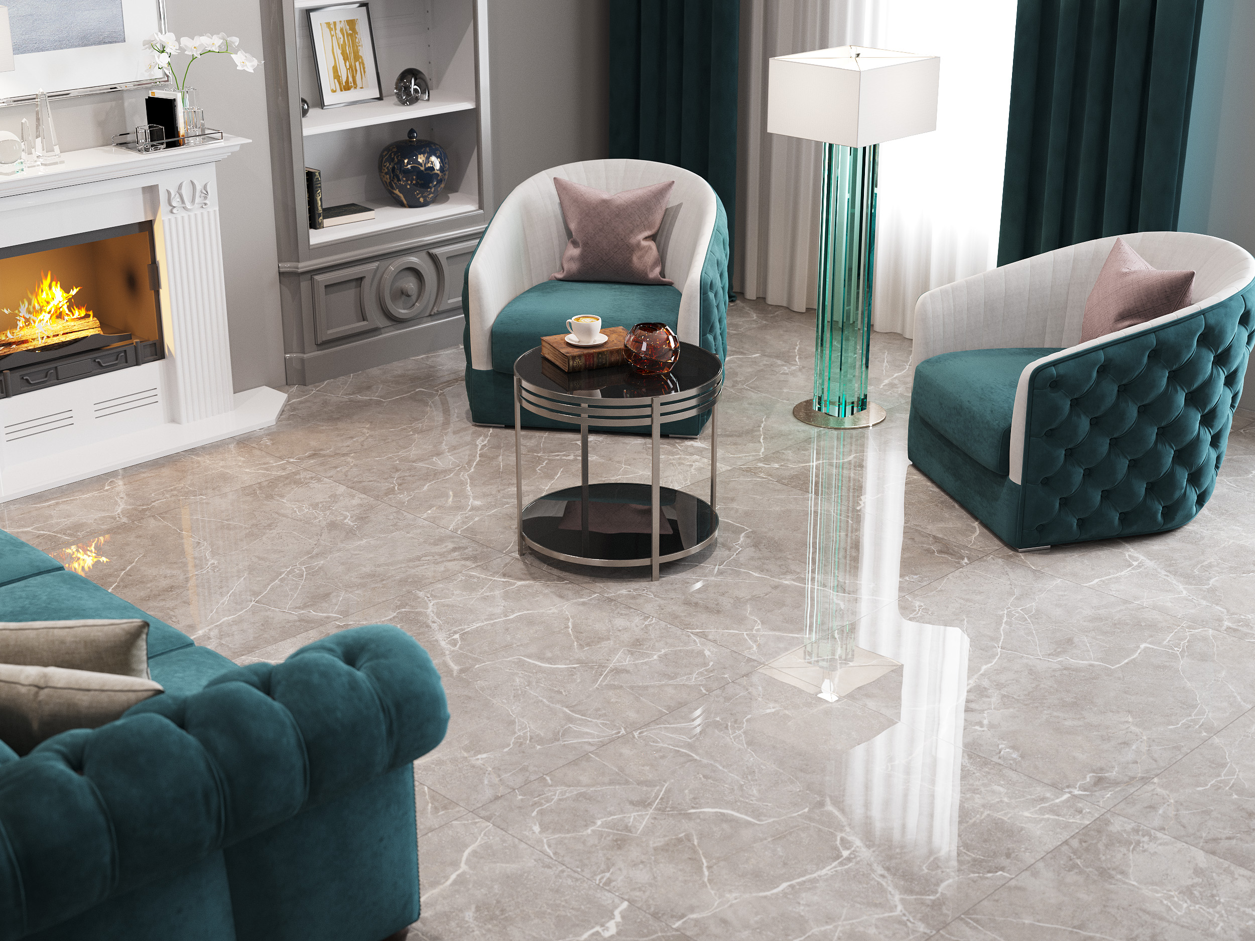 На пол Liberty Полированный 100x100 - фото 2