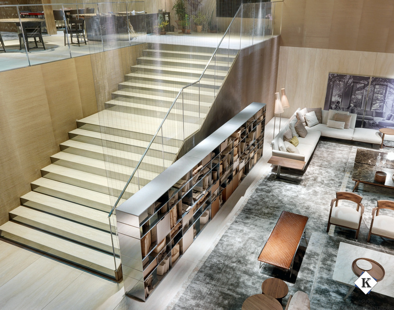 LAMF007045 На пол I Naturali Marmi Noir Desir Bocciardato 5 1000x3000 - фото 4