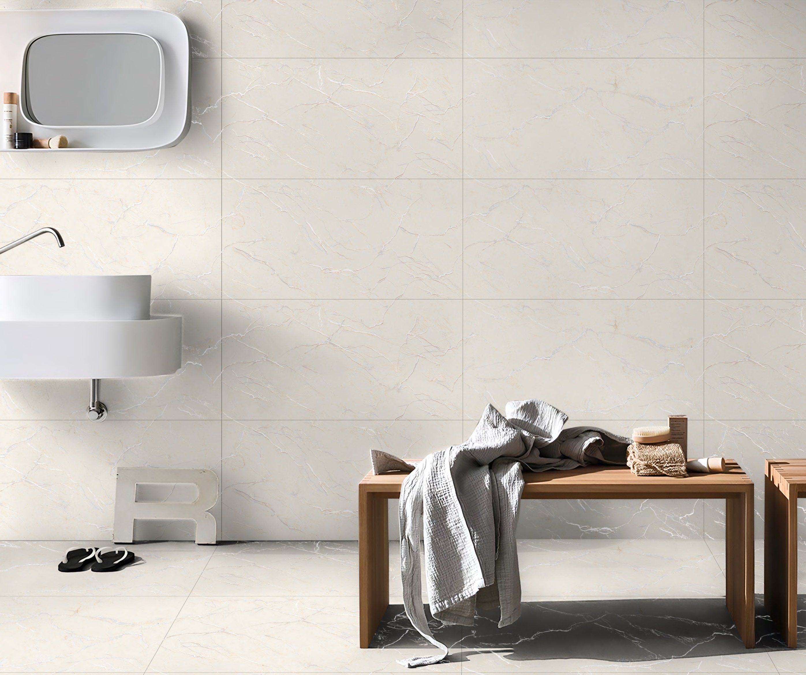 RC5032 На пол Carving Endless Collection White 60х120 - фото 10